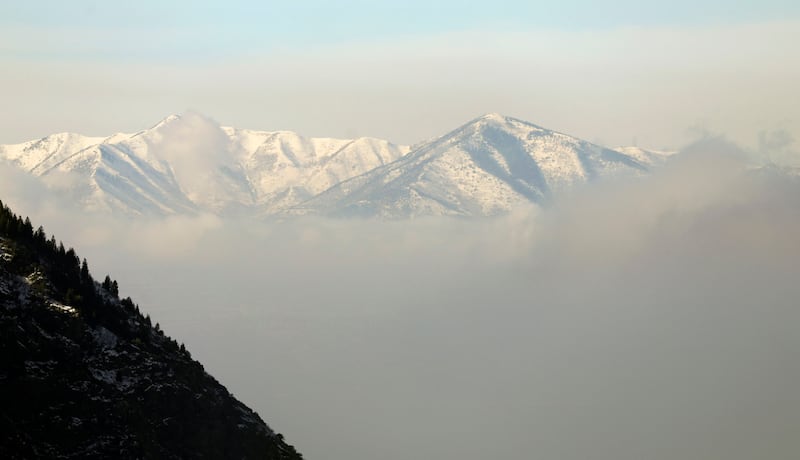 Smog blankets the Salt Lake Valley during an inversion.