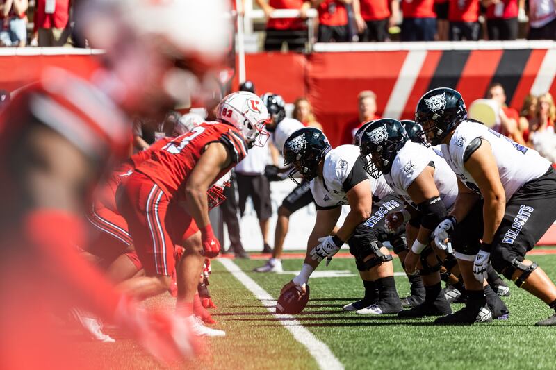 The Utah Utes play football against the Weber State Wildcats at Rice-Eccles Stadium in Salt Lake City on Saturday, Sept. 16, 2023.