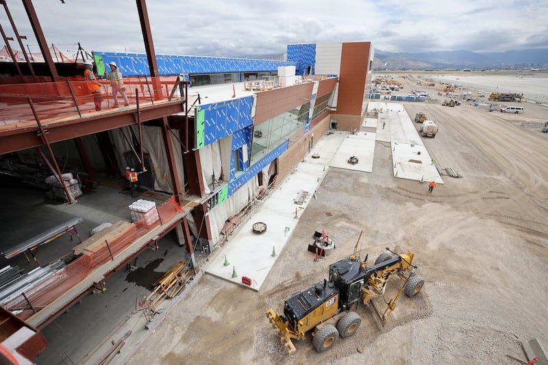 Phase 3 of construction continues at the Salt Lake City International Airport, including the Concourse B Plaza and five gates.