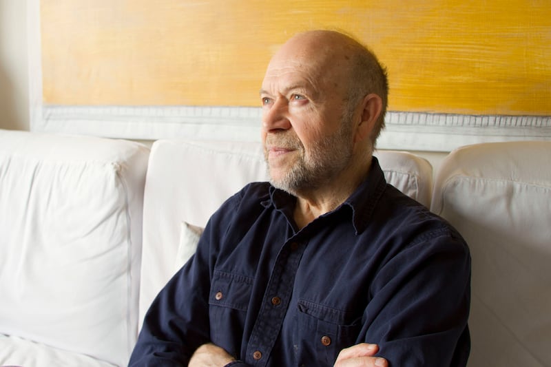 Climate scientist James Hansen sits for a portrait in his home in New York in 2018.