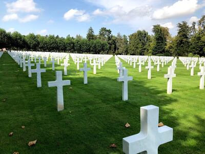 Meuse-Argonne American Cemetery at Montfaucon in France is one of the places Beverly Parker Bailey and her sister and brother-in-law visited this summer in retracing where their grandfather Robert Parel Parker was during World War I.
