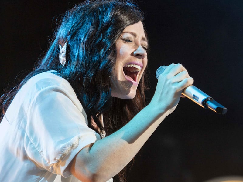Kari Jobe performs during the Outcry Tour 2015