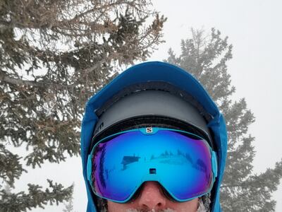 When he’s not rehearsing or practicing, violinist Claude Halter enjoys skiing down Alta’s Baldy Chutes.