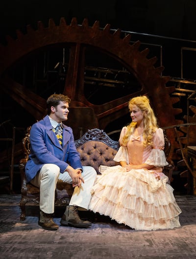 Jonathan Shew, left, as Anthony Hope and DeLaney Westfall as Johanna in Pioneer Theatre Company's production of "Sweeney Todd: The Demon Barber of Fleet Street," which runs Oct. 26-Nov. 10.