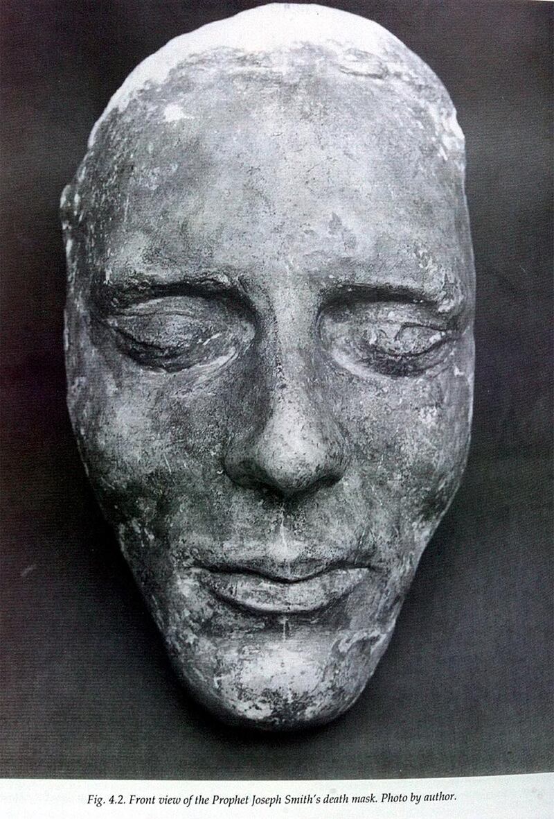 A death mask of Joseph Smith Jr. from the book “Joseph Smith Portraits.”