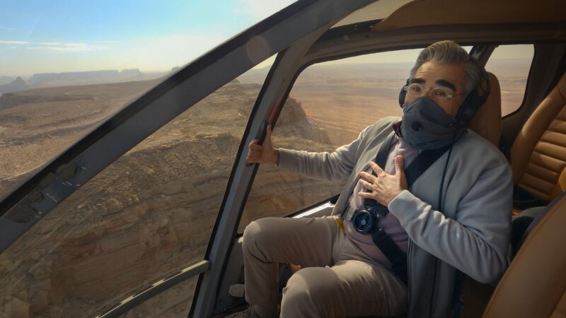 Eugene Levy visits Utah in “The Reluctant Traveler With Eugene Levy.”