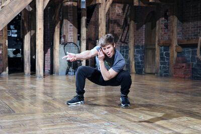 Utah native Thayne Jasperson on the "Hamilton" stage at the Richard Rodgers Theatre. Jasperson was part of the ensemble for the original production of "Hamilton."
