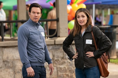 Rose Byrne and Mark Wahlberg in “Instant Family.”
