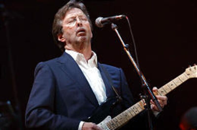 Eric Clapton along with other British musicians raised $2.3 million in aid.