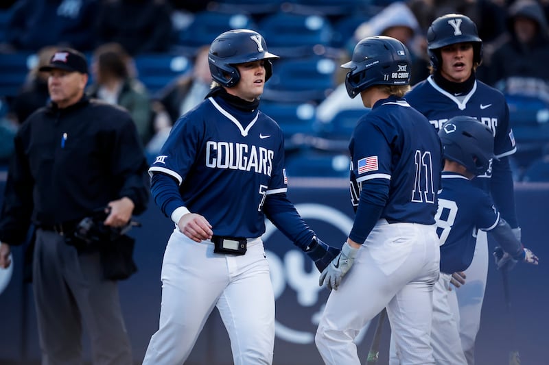 The BYU baseball team hosted crosstown foe Utah Valley earlier this week at Miller Park in Provo. College baseball is generally a chilly affair in Utah, and this spring has proven no exception.