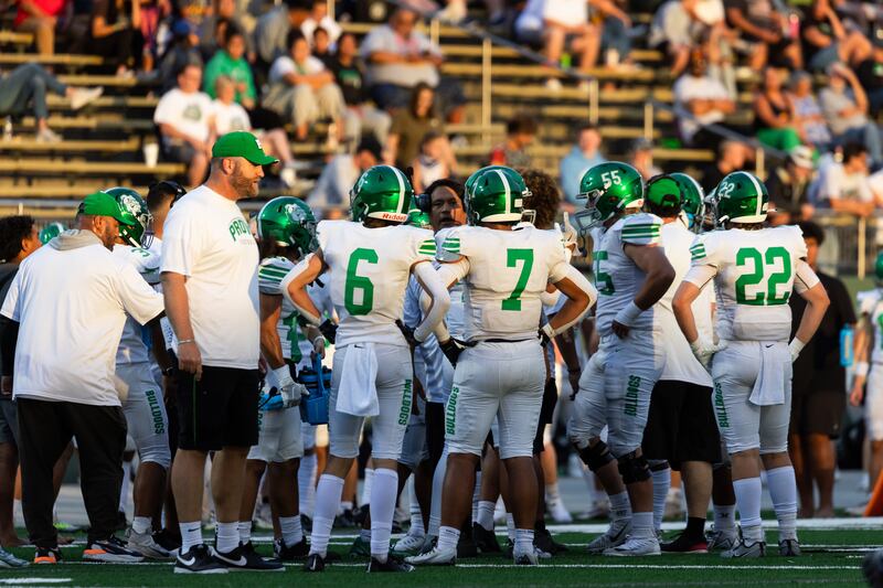 Olympus High plays Provo High in football at Olympus High in Holladay on Friday, Aug. 18, 2023.