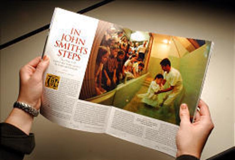 A U.S. News \\\\& World Report collection of the magazine's religious articles includes a headline on the LDS Church that calls the founder John Smith, instead of Joseph.