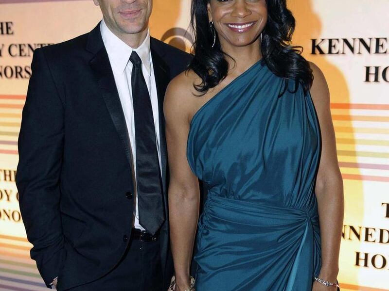 FILE - In this Dec. 4, 2011 file photo, actress Audra McDonald, right, and actor Will Swenson arrive at the Kennedy Center for the Performing Arts for the Kennedy Center Honor gala performance in Washington. Audra McDonald and Will Swenson were married to