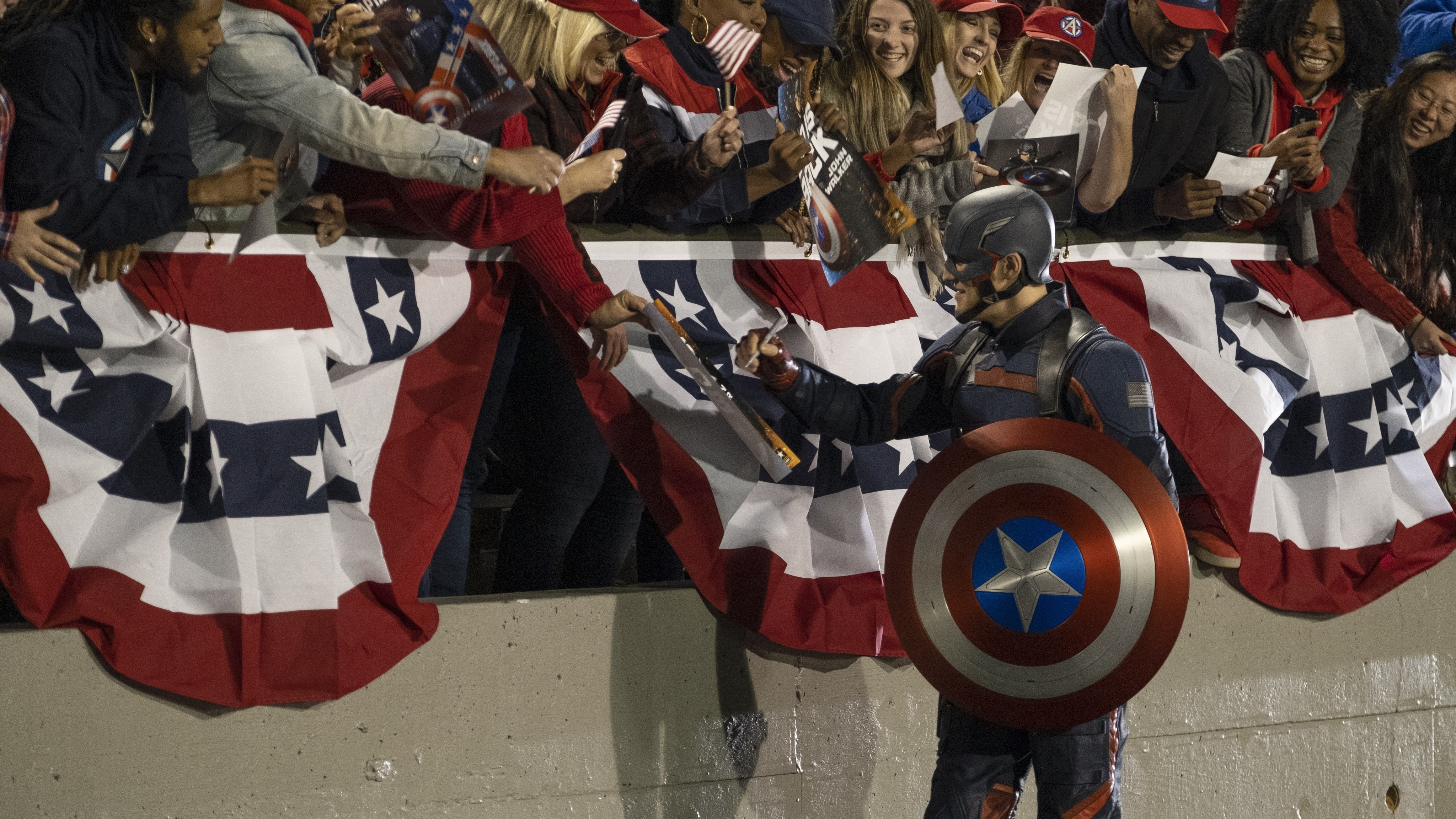 John Walker (Wyatt Russell) in ‘The Falcon and the Winter Soldier.’