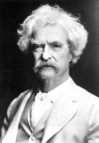 In this undated portrait released by The Mark Twain House & Museum, author Mark Twain, born Samuel Langhorne Clemens is shown. (AP Photo/The Mark Twain House & Museum)