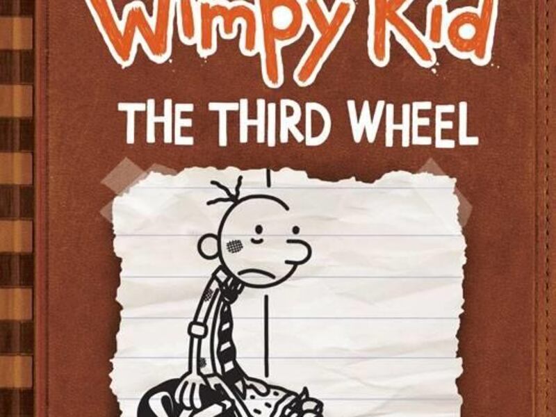 "Diary of a Wimpy Kid: The Third Wheel" by Jeff Kinney is the seventh installment in the popular middle reader series.