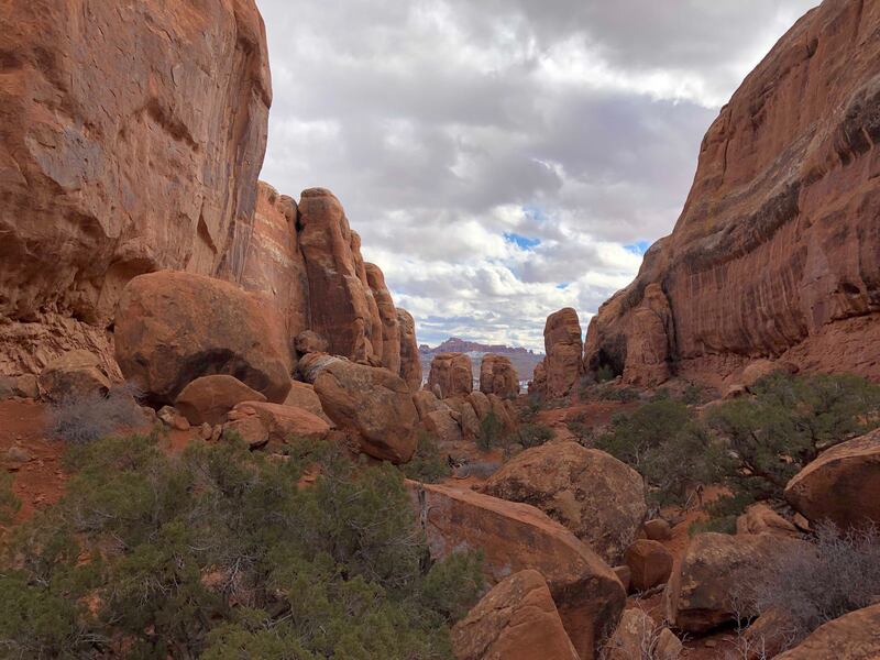 Fiery Furnace at Arches National Park.