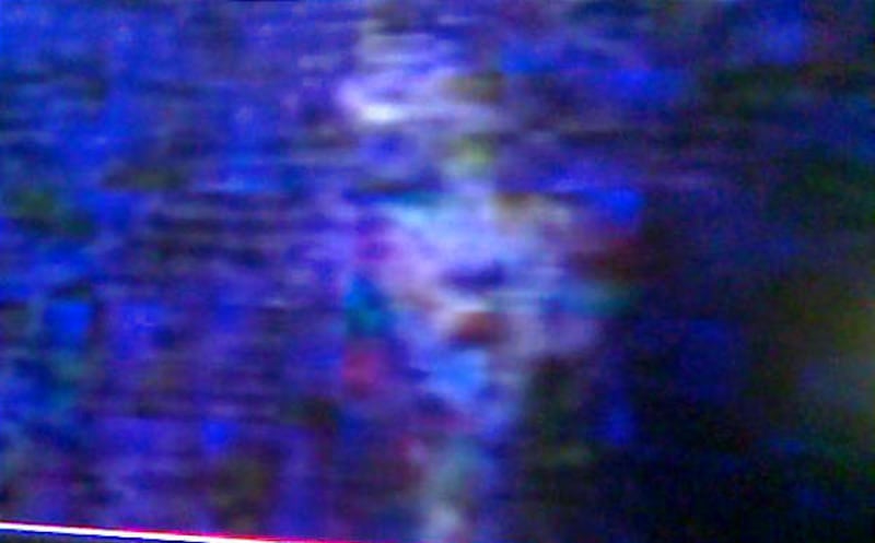 This ghostly image of what appears to be a woman's face showed up on a surveillance camera at Utah Pioneer Memorial Museum.