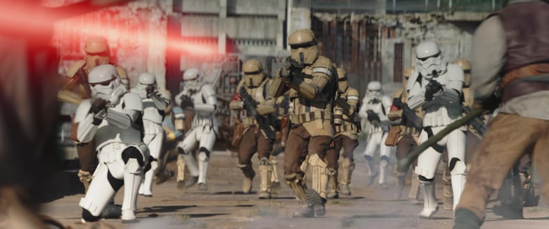Stormtrooper and Shoretroopers in ‘The Mandalorian.’ ‘The Mandalorian’ showrunner Jon Favreau admitted the show will lead into the sequel trilogy.