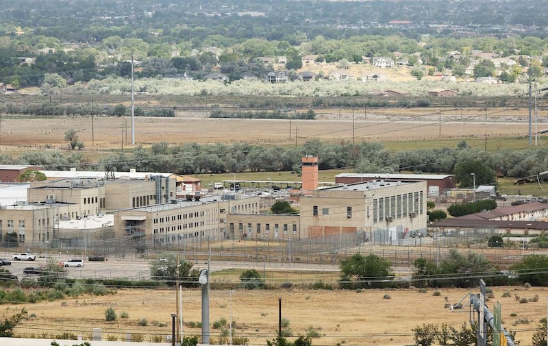 The Utah State Prison in Draper is pictured on Tuesday. Lincoln Property Co., Colmena Group and Wadsworth Development Group have been named as developers of the first phase of The Point, which will be built on the prison site.