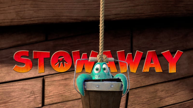 The title card of the BYU student-produced film “Stowaway,” nominated for a 2022 College Television Award.