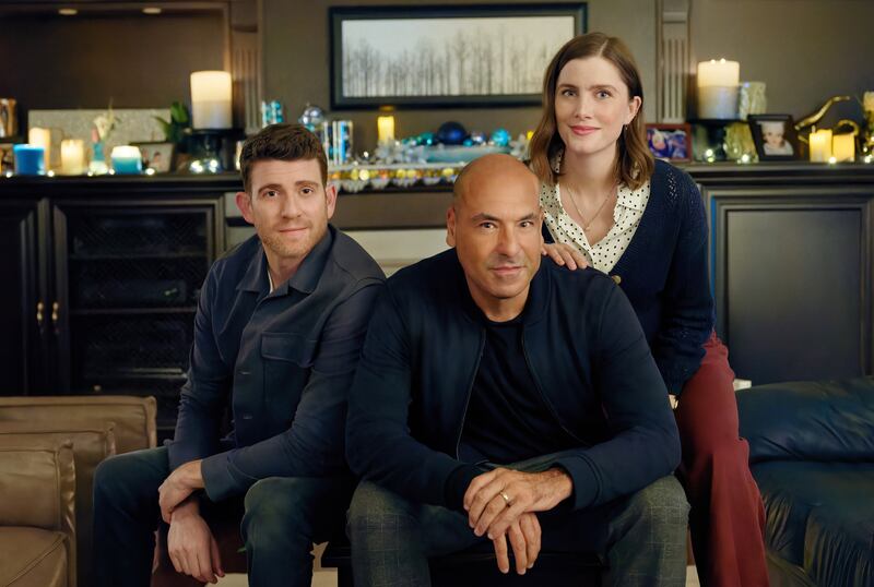 Bryan Greenberg, Rick Hoffman and Vic Michaelis in “Round and Round.”