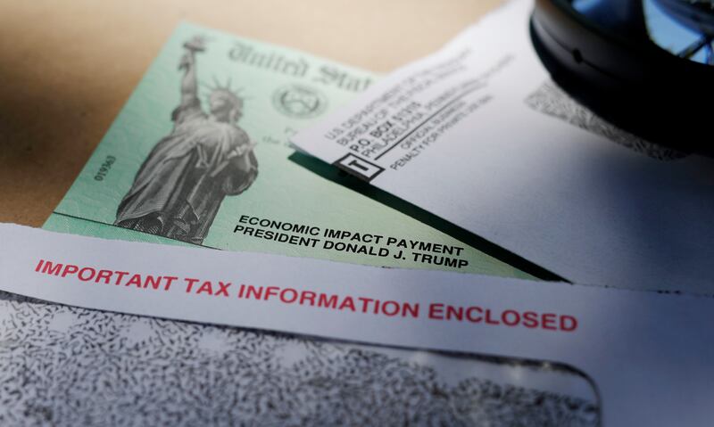 IRS issued stimulus checks.