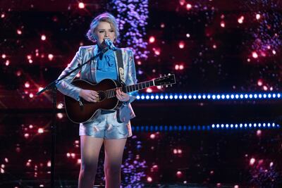 “American Idol” Season 16 winner Maddie Poppe on an episode of “American Idol.” Poppe is part of the American Idol Live! 2018 Tour.