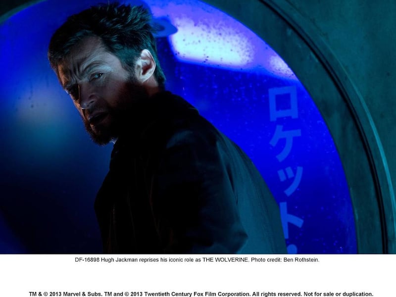 Hugh Jackman reprises his iconic role as "The Wolverine."