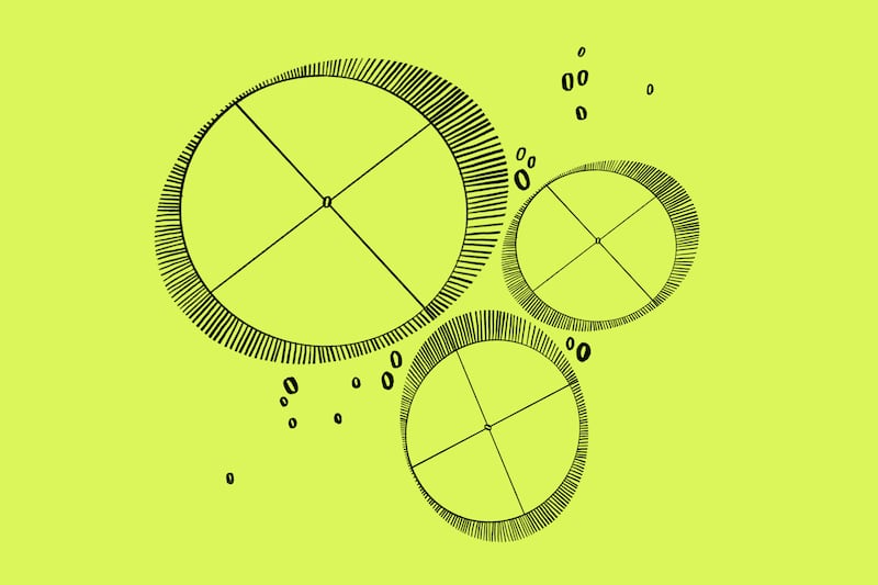 Photo illustration for the omicron variant.