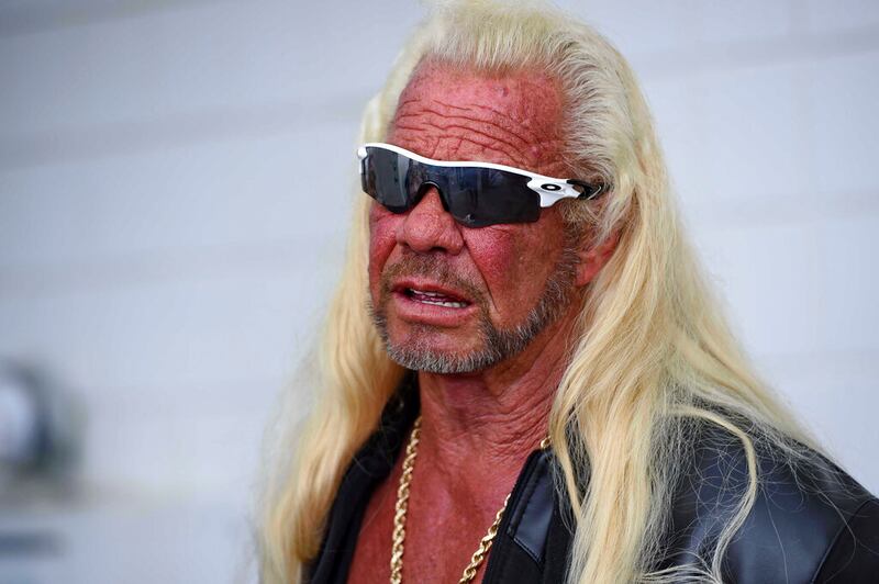 Dog the Bounty Hunter at Darlington Raceway in Darlington, S.C.