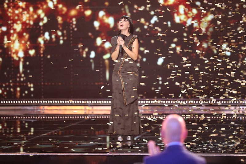 Kseniya Simonova appears on "The Champions." We had another golden buzzer awarded on Monday night’s episode of “AGT: The Champions.”