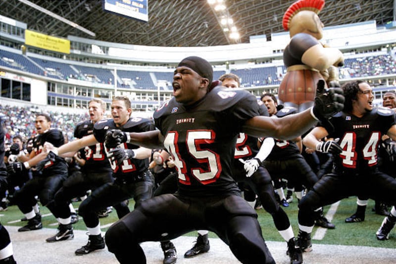 Dallas-area high school football team Euless Trinity began doing the Polynesian haka before games four years ago.