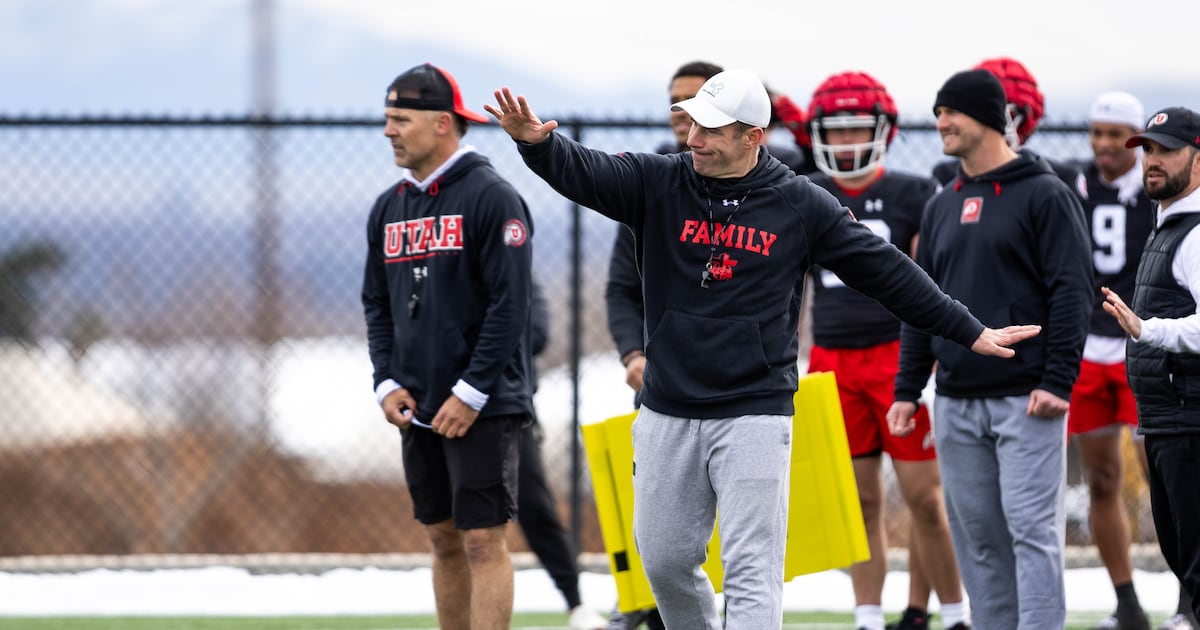 Reconstructing the defensive line is the early focus for Ute’s defensive coordinator Morgan Scalley