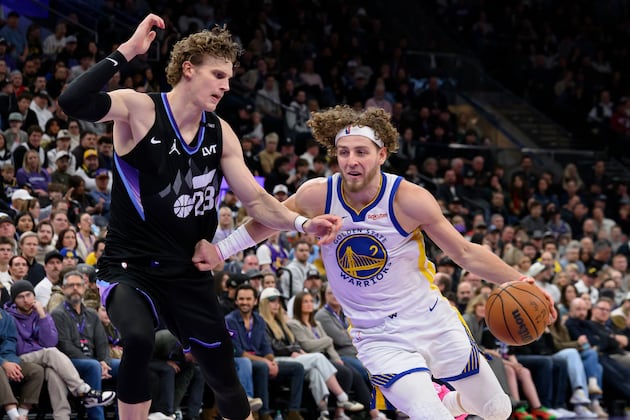 ‘We were steps behind on every action’: Jazz’s season-long defensive issues continue in loss to Warriors