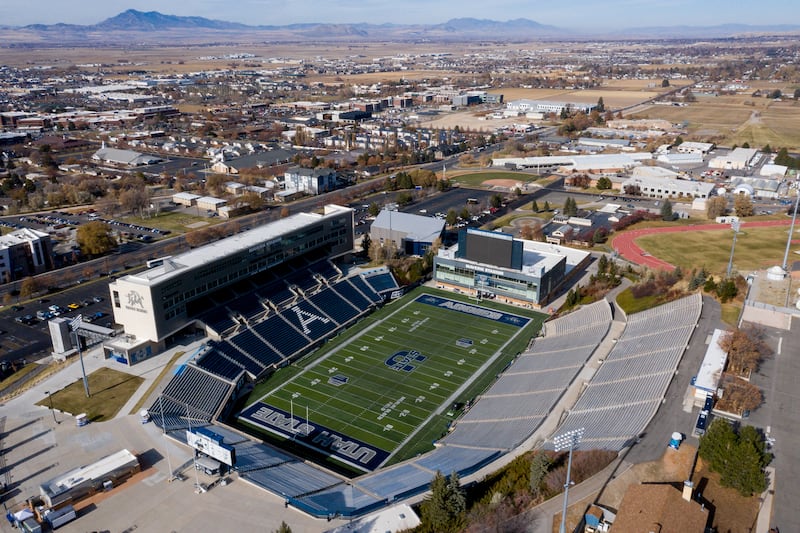 Josh Davis, a redshirt freshman wide receiver at Utah State, collapsed during practice at Maverik Stadium in Logan Thursday afternoon with a “non-traumatic sudden cardiac arrest” and has been upgraded from critical to fair condition, the school announced.