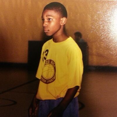 Utah Jazz forward Jae Crowder participates in a youth basketball league in his hometown of Villa Rica, Georgia as a young kid.