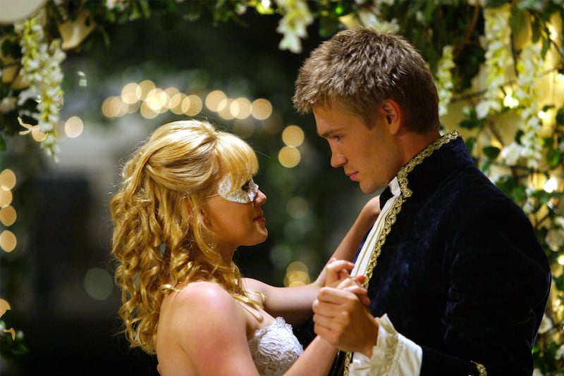 Hilary Duff and Chad Michael Murray in “A Cinderella Story.”
