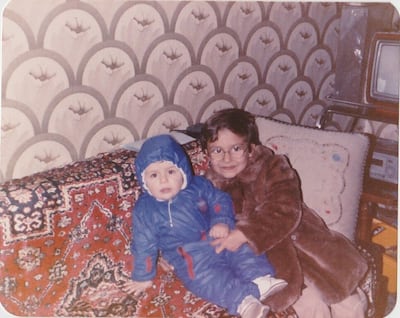 Heval Mohamed Kelli (right), at age 7, with his younger brother, Mohamed Mohamed Kelli, 3, at home in Syria.