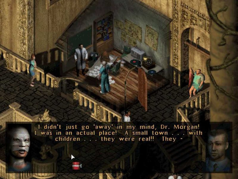 Explore strange environments from the perspective of a sanitarium resident in classic point-and-click adventure game "Sanitarium."