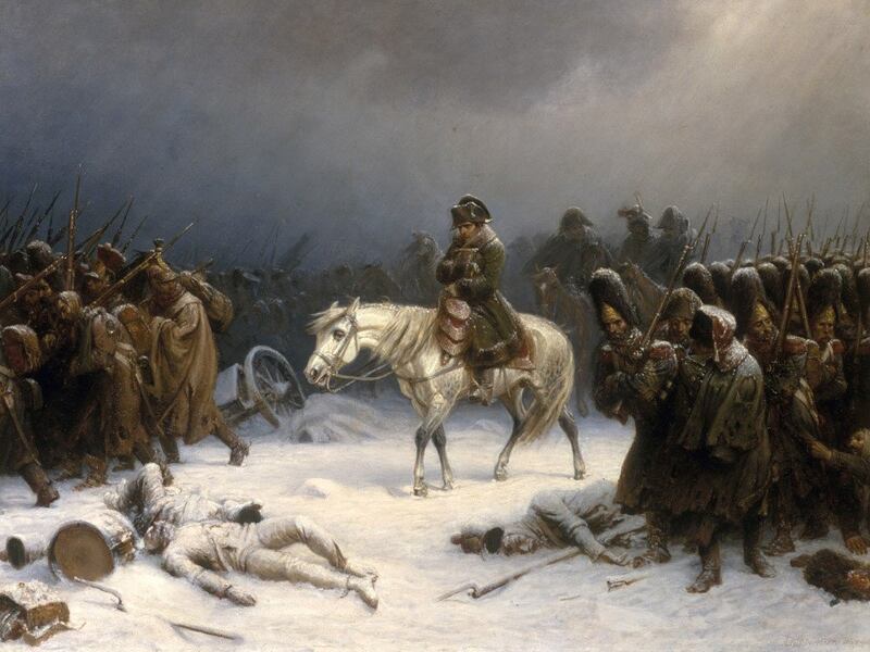 “Napoleon’s retreat from Moscow” by Adolph Northen.