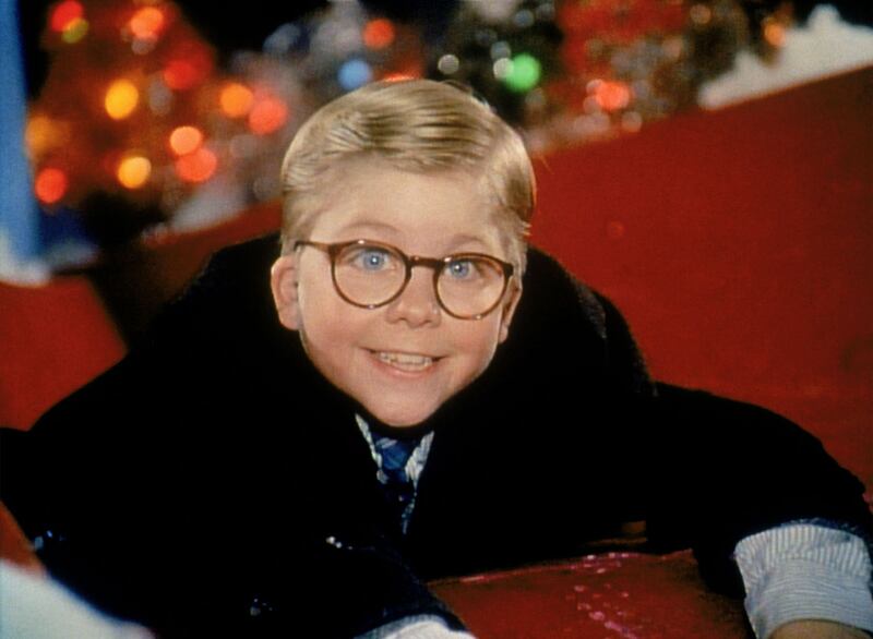 Ralphie Parker (Peter Billingsley) is shown in the film “A Christmas Story.”
