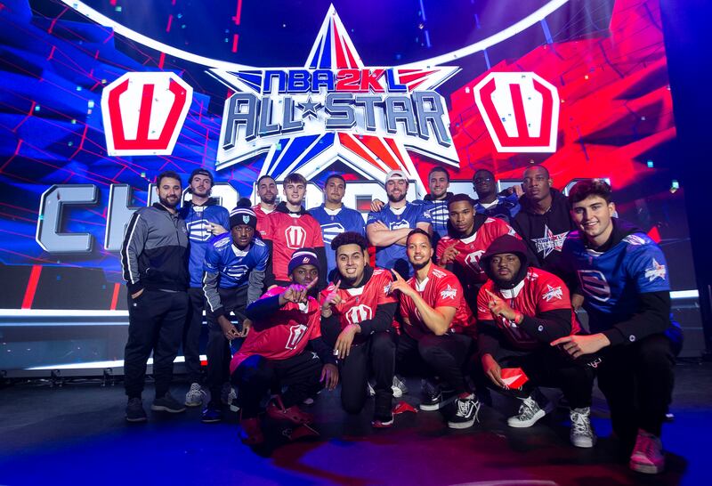 The Western and Eastern All-Star Teams.