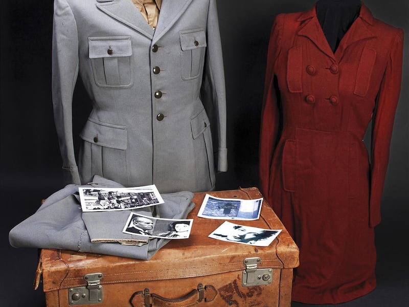 A collection of personal items claimed to have been owned by Benito Mussolini and Claretta Petacci.