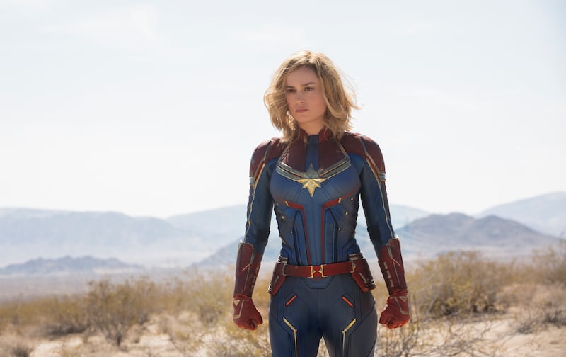 Brie Larson as Carol Danvers/Captain Marvel in Marvel Studios’ “Captain Marvel.”