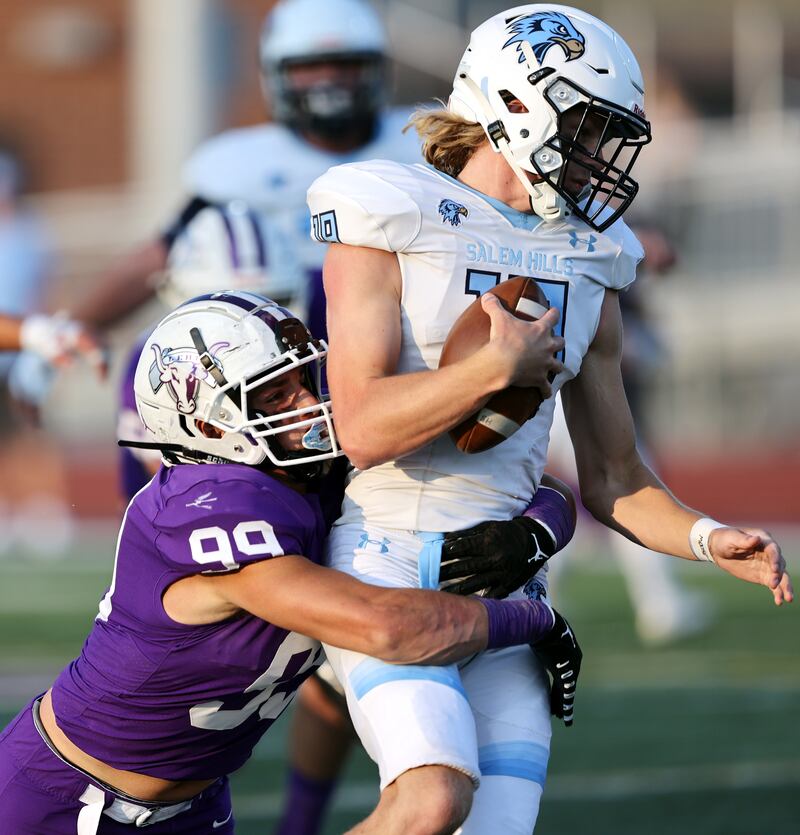 High school football Lehi routs Salem Hills for first win of the