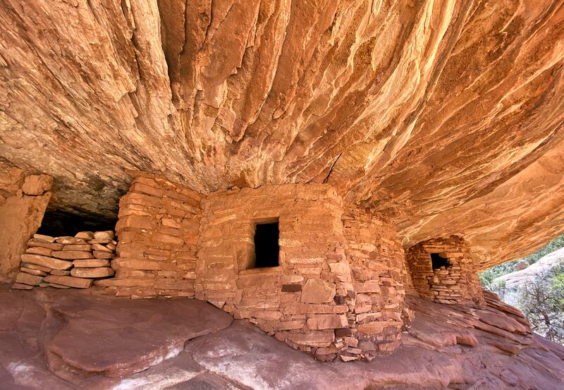 The House on Fire ruins are pictured in Bears Ears National Monument in San Juan County on April 9, 2021.