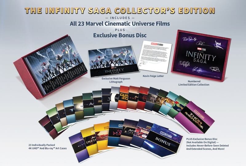 Want to watch the entire Infinity Saga? You can buy the whole package online.