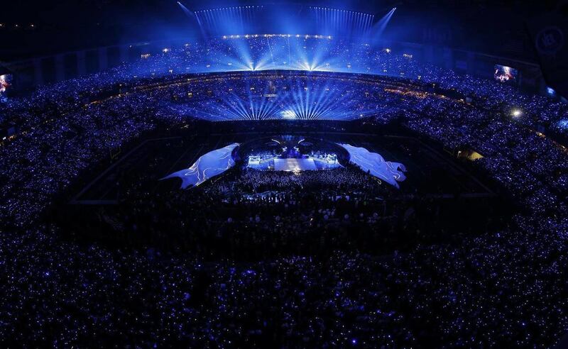 Beyonce performs during the halftime show of the NFL Super Bowl XLVII football game between the San Francisco 49ers and the Baltimore Ravens, Sunday, Feb. 3, 2013, in New Orleans.