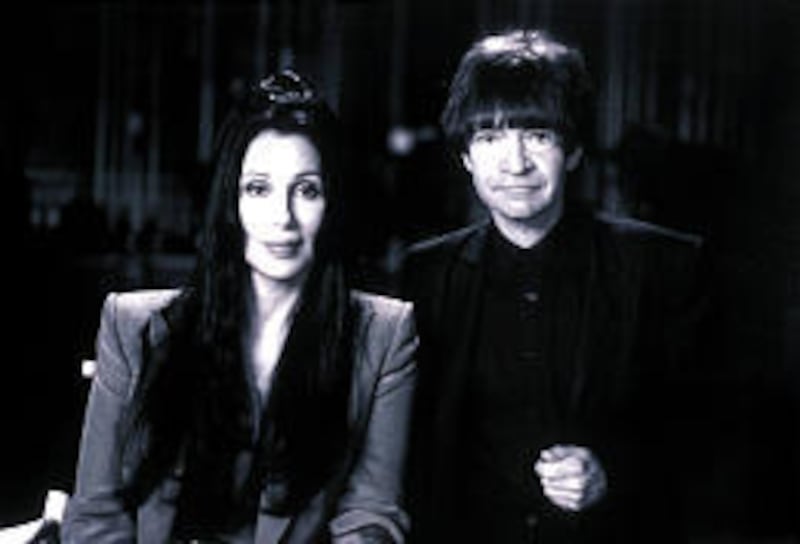 Cher and Rodney Bingenheimer in "Mayor of the Sunset Strip."